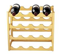 Pavillon de bar - Support à boissons vintage, construction en grille en bois dur, organisateur de table | Architecture d'arrangement de cubes empilables, formation d'accent intérieur artistique pour l