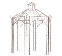 Pavillon de Jardin 4 m Fer Arceau Rosiers Plantes Grimpantes Extérieur vidaXL
