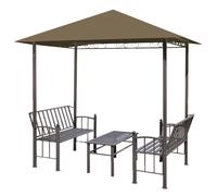 Chapiteau de Jardin avec Table et Bancs Pavillon Tonnelle Auvent Patio vidaXL