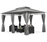 Pavillon de jardin Ibiza 3x4m anthracite Garden Point