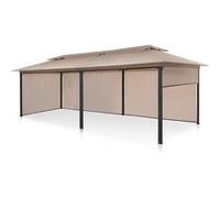 Grandezza Cortina pavillon de jardin 3x6 m 4 parois latérales
