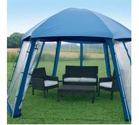 Blue Bay Pavillon de piscine hors-sol – Tente imperméable abri de soleil 433x500x250 cm