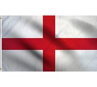 Pavillon Drapeau de l'Angleterre Croix de Saint-Georges Civile et d'État | Bannière éLection 3x5 FT RéSistant Aux IntempéRie Grande Drapeau 2 œIllets Bannière personnalisée Bateau Balcon