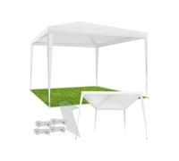 Pavillon imperméable avec système enfichable 3x3m blanc