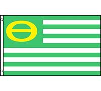 Pavillon Nautique Écologie 2 Œillets Drapeau Double Face Imperméable Drapeau De La Fierté Pour Jardin Défilés Party 90X150Cm