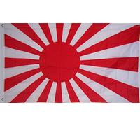 Pavillon Nautique Japon Soleil Levant Pays Japonais Couleur Vive Drapeau Double Face Fly Drapeau De La Fierté Pour Anniversaires Événements Sportifs Bateau 90X150Cm