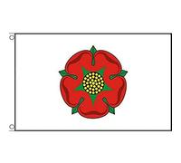 Pavillon Nautique Lancashire Ancien Comté Comté De Lancashire Angleterre Double Face Bannière Personnalisée Imperméable Drapeau/Bannière Personnalisé Pour Supporters Extérieur Fans 90X150Cm