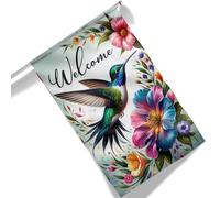 Pavillon Nautique Le Colibri D'Amérique Accueille Le Printemps Double Face Drapeau Double Face Couleur Vive Drapeau Grand Pour Élection Défilés Anniversaires 90X150Cm
