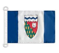 Pavillon nautique Territoires du Nord-Ouest 45x30cm - Drapeau de bateau canadien - Canada 30 x 45 cm - AZ FLAG