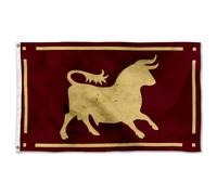 Pavillon Nouvelle République De Californie Légion De César Couleur Vive Géant Pavillon Fly Drapeau Grand Pour Événements Sportifs Rue Déco Fête Maison 90X150Cm
