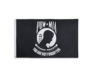 Pavillon Prisonnier De Guerre Disparu Black, Tu N'Es Pas Oublié, Vétéran Des États-Unis Imperméable Géant Pavillon Résistant À La Décoloration Drapeau Grand Pour Parade 90X150Cm