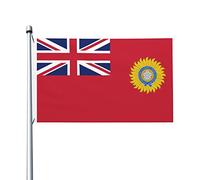 Pavillon Rouge Du Raj Britannique Drapeau De La Fierté Drapeau Uv Fade Résistant Bannière Décorative Suspendre Pour Ferme Fête Bureaux 3X5 Ft