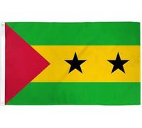 Pavillon Sao Tomé-et-Principe Drapeau Carnaval 3x5 FT