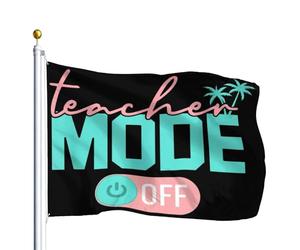 Pavillon Vacances Amusantes Pour Les Profs : Je Croyais Que Tu Avais Dit « Été À La Plage » ! Professeur D'Été Couleur Vive Bannière Durable Drapeau Grand Pour Intérieur Bar Défilés 90X150Cm