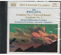 Pavlova, A. - Symphonies N°1 Et N°3