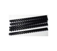 Pavo 8000616 Lot de 16 Peignes de reliure 16 mm A4 Noir