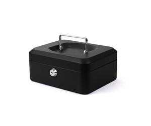 Pavo 8011834 Caissette à monnaie 20 cm Noir