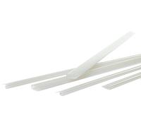 Pavo - A4 6 mm Baguettes à reliure,capacité : 20 to 40 feuilles - Transparent (Paquet de 25)