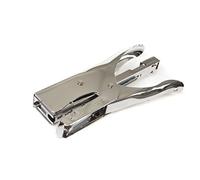 Pavo - Agrafeuse métallique - pince, robuste et ergonomique, capacité d'agrafage : 40 feuilles, pour agrafes : n° 24/6-26/6, argentée, 8018062