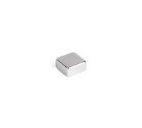 Pavo Aimants super puissant - Carré 10 x 10 mm - Gris - Lot de 6