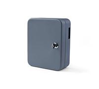 Pavo - Armoire à clés pour 30 clés , Dimension : 8x16x20 cm - Gris foncé / 30 porte-clés inclus