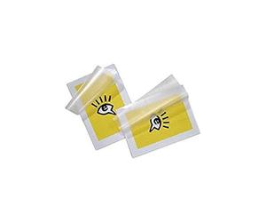 Pavo - Auto-adhésif Pochettes de plastification A4 2x125 microns, Pack de 100 , Brillant