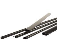 Pavo - Baguettes de reliure A4 à glissière 3 mm pour documents, capacité 3-25 feuilles, transparent, lot de 25-8007097