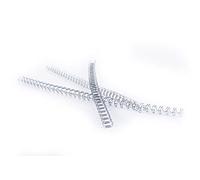 PAVO Boîte de 100 Anneaux métalliques 12.7 mm Argent