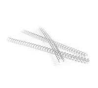 PAVO - Boîte de 100 Anneaux métalliques A4 12.7 mm Blanc, (relie de 81 à 100 feuilles)