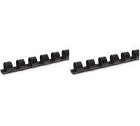 Pavo Boîte de 100 Peignes de reliure en plastique 6 mm Noir (Lot de 2)