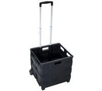 Chariot de transport avec bac rabattable, capacité de