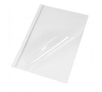 Pavo - Couverture thermique A4-12 mm, capacité 101 à 120 feuilles - transparent/blanc - par 100