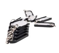 Pavo MAGNETIC TECHNOLOGY - Lot de 10 porte-clés magnétiques, MAGNETTAGS ! (x10 noir), 50g