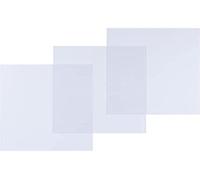 PAVO A4 200 Micron PVC Verre Couverture - Transparent (Lot de 100)