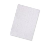 Pavo - Plats de couverture A4 grain cuir 250 g , Paquet de 100 - Blanc