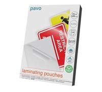 Pavo – Pochettes de plastification 75 x 105 mm 2 x 125 microns Pack de 100 Brillant