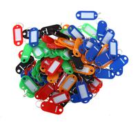 Pavo Porte-clés à étiquette - Plastique - Couleurs assorties - Sachet de 100