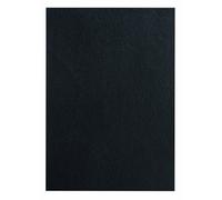 PAVO Pqt de 100 Plats de Couverture Grain Cuir 250g A4 Noir