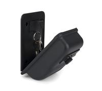 Pavo Premium Combinaison pour clés/boîte à clés - Fixation Murale - avec Crochet à clé Pratique Inclus - Noir, Métal