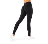 PAVOI Active SculptForm Legging sans Couture pour Femme Taille Haute Compression Sculptant, Noir, Taille S