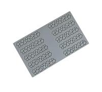 Pavoni Moule en silicone pour décorations Hearts 3 Eclair Coeurs PR009