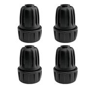 Pavsicgn Adaptateur de Tuyau d'Irrigation - Pièces D'adaptateur Anti-Fuite 4 Pièces, de Système de Goutte-à-Goutte | pour Parcs Fermes Jardins Terrasses Commercial
