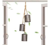 Pavsicgn Cloches De Noël Campagnardes,Ornements De Noël Rustiques - Décoration Saisonnière pour Extérieur Salon Thanksgiving Maison - Décoration Sonore