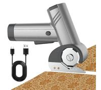 Pavsicgn Cutter Électrique pour Carton, 2000mAh Rechargeable avec Éclairage LED, 4V Cutter Électrique pour la Découpe du Carton, Pour Tapis, Garage, Bureau, Travail, Construction, Tissu Et