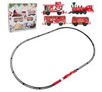 Pavsicgn Jeu de Train Électrique pour,Circuit De Jouet avec Montage Ludique | Trains Jouets - Jouet pour Jeu Pendant Les Fêtes Intérieur Au Sol Durant l'hiver Et Les Anniversaires Autour du Sapin