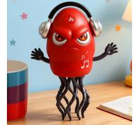 Pavsicgn Jouet Poulpe Dansant - Calamar Evitant Les Obstacles Rampant,Jouet Musical Octopus Rechargeable avec Lumière pour Garçons Anniversaire Noël Jeu Parcours Rampant Danse