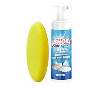 Pavsicgn Mousse Nettoyante pour Chaussures - Solution de Nettoyage Avec Éponge | Spray 200ml Protection Antitaches Pour Toile Boots Tennis Extérieur Maison Voyage
