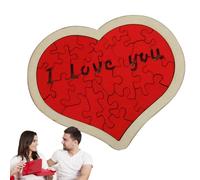 Pavsicgn Puzzle de Construction de cœur, Brique de Construction de cœur - Puzzles en Briques - Décoration Romantique, Cadeaux d'anniversaire, de Saint-Valentin, pour Femmes, Hommes, Adultes, Couples