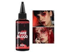 Pavsicgn Sang Artificiel Halloween,5cl Accessoires Faux Halloween Performance Scénique,Maquillage Artistes Effets Spéciaux Soirée Déguisée Film - Passionnés Horreur Événements à Thème Convention