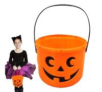 Pavsicgn Seau d'halloween, Seau pour Bonbons ou friandises,Seaux de de Panier de Bonbons | Seau à friandises d'halloween en Forme de Visage de, Panier à Portable ou